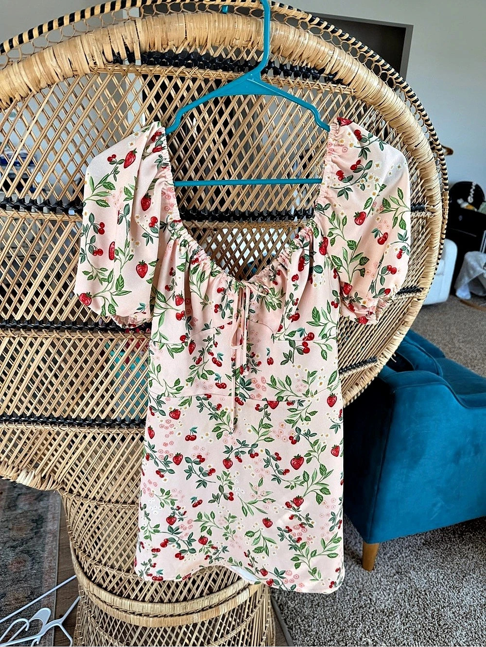 Resa Floral Mini Dress Size Small